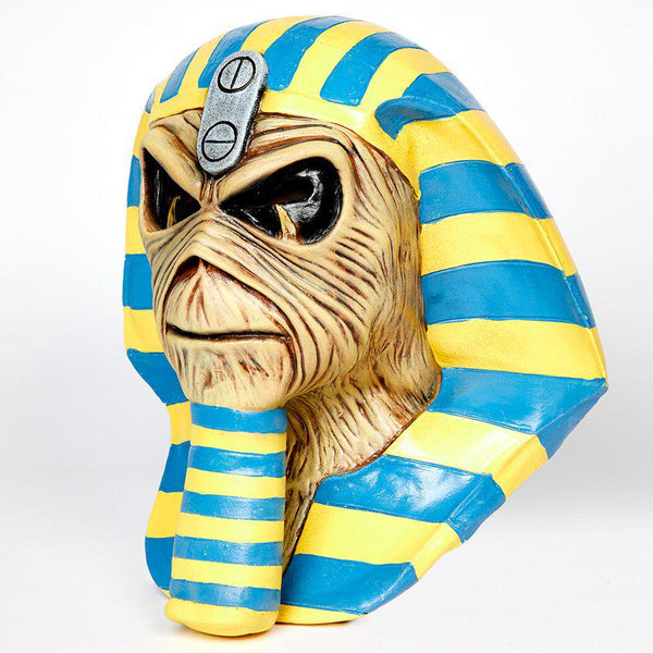 Front Left View Iron Maiden Powerslave Mask